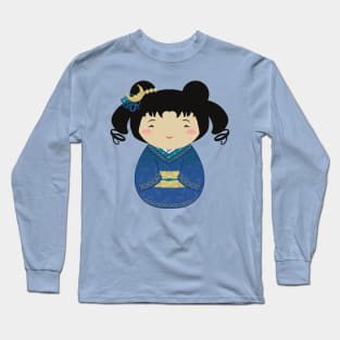 Kokeshi Golden Moon Long Sleeve T-Shirt